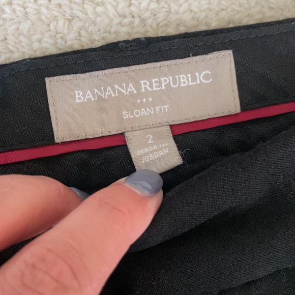 Banana Republic Sloan fit size 2, black pants. - Picture 2 of 3